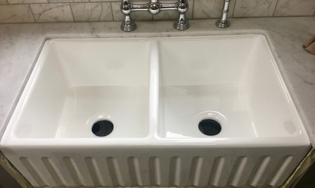 resurfaced sink